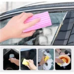 1/3/6 Stück Staubreinigungsschwämme PVA-Schwamm Wasserabsorbierende Reinigungsschwämme Auto-Reinigungsschwämme Reibungsbaumwolle 3
