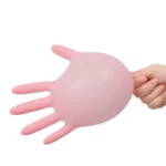 10/20/50/100 Stück rosa Handschuhe Einweg-Nitrilhandschuhe puderfrei für die Haushaltsreinigung Schönheitssalon Arbeitsküchenhandschuhe 2