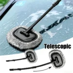 Neue Auto Waschen Mopp Reinigung Pinsel Teleskop Langen Griff Reinigung Mopp Versenkbare Gebogen Bar Auto Waschen Pinsel Auto Reinigung Werkzeuge
