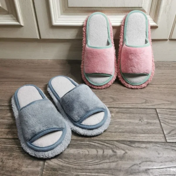 Bequeme abnehmbare Boden faul Polieren Reinigung Fuß schuhe Wischen Schuhe Mikro faser Mop Slipper