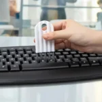 2 Stück Tastaturbürsten, Multifunktions-Computer-Reinigungsbürsten, weiche Bürste, Ecklücke, Staubwedel und Tastenkappen-Reinigung 2
