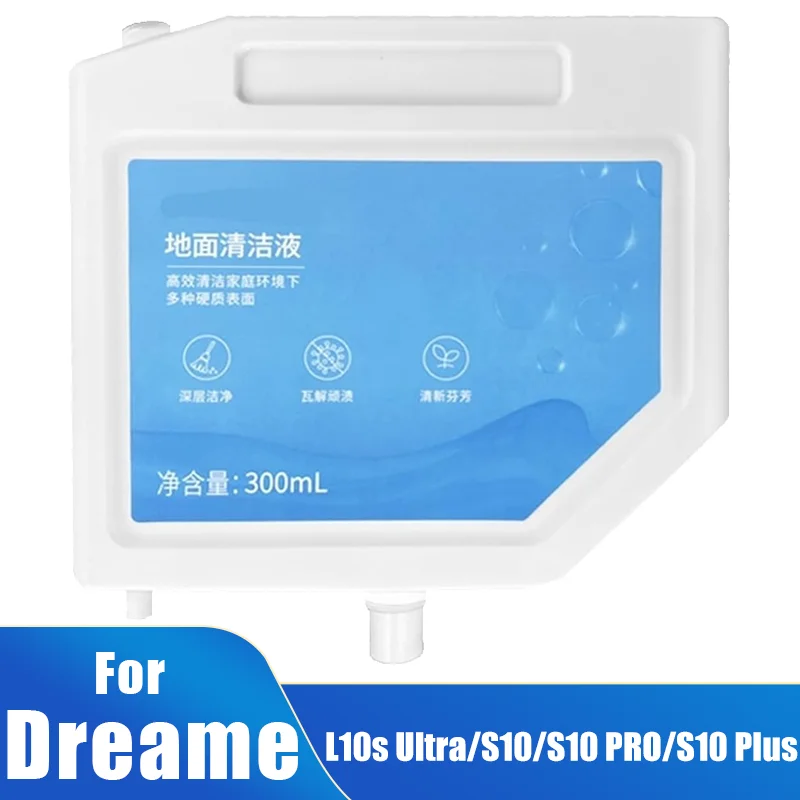 Reinigungsflüssigkeit für Dreame L10s Ultra/S10/S10 PRO/S10 Plus Staubsauger, 300 ml Ersatz für Reinigungsmittelreinigungslösung