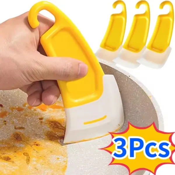 Reinigung Spachtel Küche Schaber Weiche Klinge Schaber Pinsel Schmutzige Pfanne Topf Gerichte Reiniger Werkzeuge Kochen Backen Werkzeug Küche Gadget