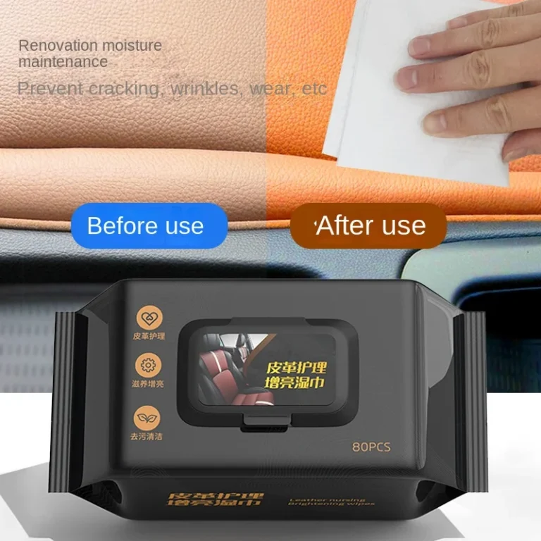 Auto-Reinigungstücher, Lederpflege, Feuchttücher, Lederpflege, Lederwarenpflege, Aufhellung, Autotücher, Autoinnenräume 2