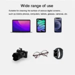 1–10 Stück Universal-Poliertücher für Apple Phone, iPad, Bildschirm, Kamera, Objektiv, polnisches Wischtuch, Brillenreinigung, Mikrofasertuch 5