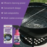 BBQ-Grillreiniger-Entfetter-Spray, Hochleistungs-Reiniger für hartnäckige Fett- und Rauchflecken, für Outdoor-Grill, Ofen und Küche. 5