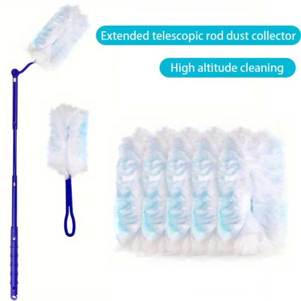 Einweg-Staubwedel-Nachfüllungen, kompatibel mit Swiffer Duster, Mikrofaser-Haarfegerät, für die Reinigung großer Höhen, Staubmagnet CCD003