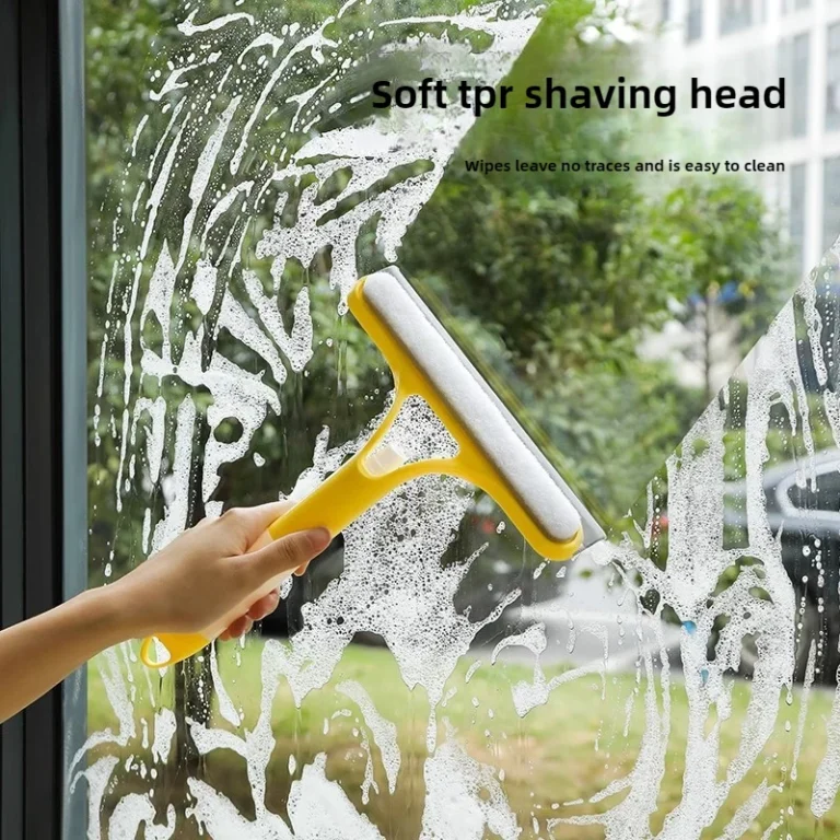 3-in-1 Silikon Dusche Rakel Wischer Hand Spray Fenster Wischer mit Düse Gießkanne Badezimmer Spiegel Glas reinigung Werkzeug 2