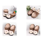 Neue Waschbar Igel Hausschuhe Boden Schuhe Frauen Staub Schmutz Haar Mopp Hausschuhe Office Home Maultiere Schuhe Frau Winter Zimmer Hausschuhe 5