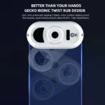 Intelligenter Fensterreinigungsroboter, 5600pa Hurrikan-Saugkraft, automatische Glasreinigungsmaschine, Technologie zur Kantenerkennung, 3-Gang-Einstellung, elektrische Glasreinigungsmaschine mit Fernbedienung für zu Hause 5