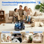 Yanhama R13 Handstaubsauger für Teppiche 800W 25Kpa Kabelgebundene Fleckenreinigungsmaschine 1,1m Schlauch Tragbarer Nass-Textilreiniger für Sofa und Auto 6
