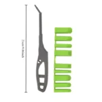 Glaskleber, Winkelschaber, Dichtstoffverteiler, Fenster, Keramik, Fliesen, Reparaturwerkzeug, Applikator-Set für Küche, Badezimmer, Waschbecken, Dusche 5