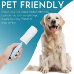 Extra Klebrige Fusselrolle Tierhaar-Entferner Pro Rolle Leicht Abreißbar für Hunde- und Katzenhaare Kleidung Möbel Teppich Sofa Haushalt Haustiere 3