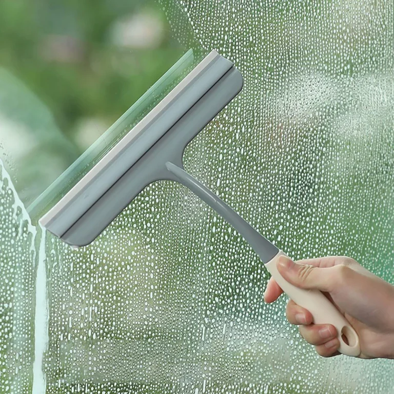 1 Stück Duschfenster-Abzieher für Duschtüren, Badezimmerfenster und Autoglas, Reinigungszubehör für den Haushalt