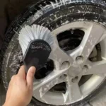 Auto Rad Reinigungs bürste Detail Bürste Kurz griff Reifen Felge Wasch bürste Fahrzeuge Reinigung Wartung Zubehör für Auto in eingestellt 4