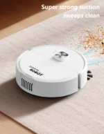Mini-Staubsauger, 3-in-1-Roboter-Staubsauger, intelligenter Kehrroboter, Haushaltsstaub, Kehren, Wischen für Zuhause, Boden, Teppich 2