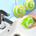 Haushaltsreinigungsbürste in Kugelform, Spülmittel-Schwamm für Bad, Küche, Wanne, Scheuerschwamm, Reinigungswerkzeuge und -zubehör für Zuhause
