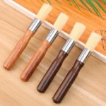 5/1 stücke Holz Kaffee Pinsel Grinder Reinigung Werkzeuge Weiche Schwein Haar Massivholz Pinsel Espresso Maschine Reiniger Küche Zubehör 6
