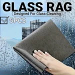Magic Glass Reinigungstuch – verdicktes, streifenfreies Handtuch, wiederverwendbarer doppelseitiger Radiergummi für Küchenfenster, kein Wasserzeichen, Heimwerkzeug