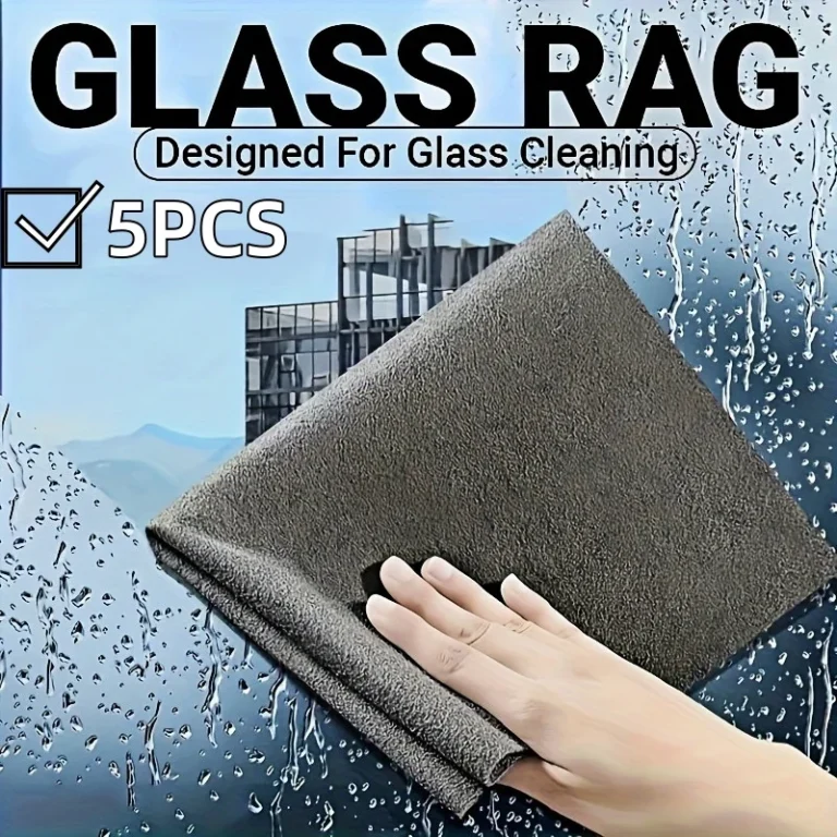 Magic Glass Reinigungstuch – verdicktes, streifenfreies Handtuch, wiederverwendbarer doppelseitiger Radiergummi für Küchenfenster, kein Wasserzeichen, Heimwerkzeug