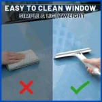 3-in-1 Silikon-Abzieher Fenster-Glasreiniger Sprühwischer Multifunktionale Reinigungsbürste für Zuhause, Duschtür und Auto-Windschutzscheibe 5