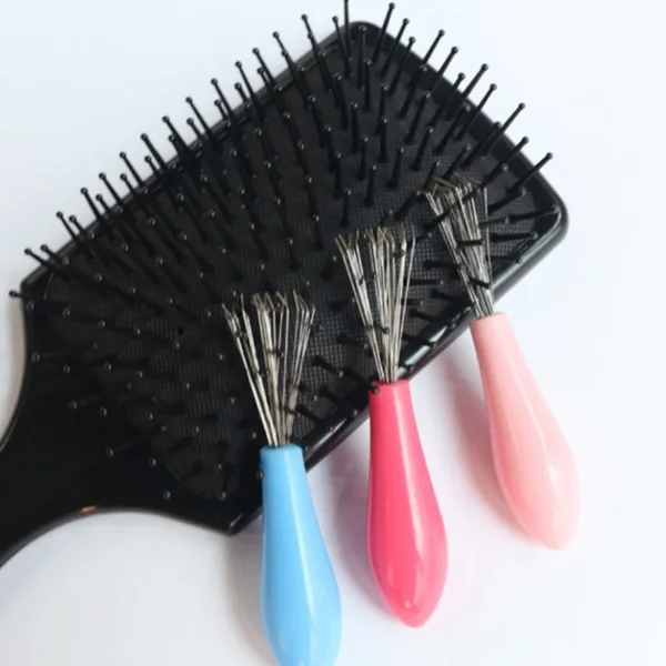 Kamm- und Haarbürstenreiniger mit Kunststoffgriff, Reinigungsbürste zur Entfernung von Haaren, Schönheitswerkzeug, Reinigungsprodukte, Reinigungszubehör
