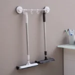 Fensterreinigungsbürste Badezimmerspiegel-Glaswischer Auto-Reinigungswerkzeug Schiebetür-Duschglas-Reiniger mit Verstellbarem Langem Griff 4