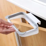 1PC Zurück Design Müll Tasche Halter Rack Hängen Müll Halter Multifunktionale Platzsparend für Küche Schrank