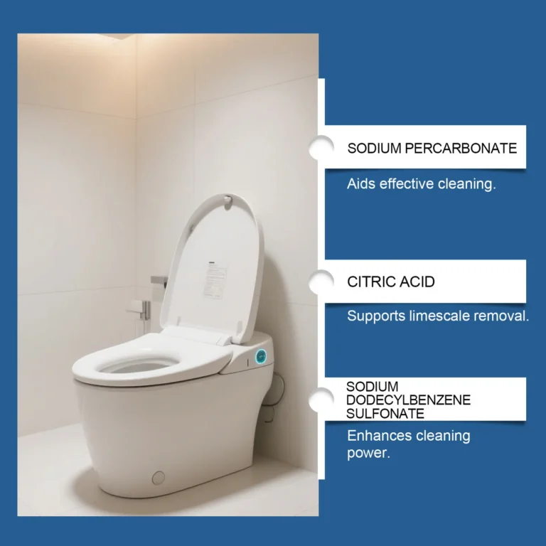 6 Stück Toilettenreinigungstabletten für den Hausgebrauch mit Fleckenentfernung und frischem Duft 2