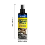 Allzweck-Reinigungsspray mit Mikrofasertuch, Mehrzweck-Reinigungslösung für Haus, Auto, Möbel, Küche, Streifenfreie Reinigung 5