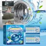 12 Stück Waschmaschinen-Reinigungstabletten, reinigen hartnäckigen Schmutz, beseitigen Gerüche, mild, keine Rückstände, für alle Modelle 3