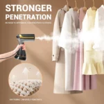 Handheld-Dampfbügeleisen, Touch-Monitor-Steuerung, 15 Sekunden hoch, Vorheizen, 350 ml, tragbar, für Zuhause, kleine Fabrik-Dampftücher hatten 4