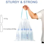 100/200PCS Verdicken Duftenden Kordelzug Einweg Müll Taschen Küche Lagerung Mülleimer Liner Taschen Schützen Kunststoff Abfall Tasche 6