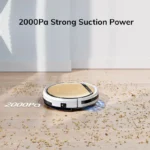 ILIFE V5s Ultra Roboter-Staubsauger und Wischmopp-Kombination, 4000Pa Saugkraft, App-/Fernbedienung, Kartenkennzeichnung, Reinigungsplanung 3