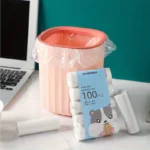 100PCS Verdicken Desktop Kleine Müll Taschen Haushalt Auto Mini Einweg Kunststoff Müll Taschen Müll Tasche 3