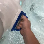 Reinigungsschwammbürste mit Griff, Pooloberflächenreinigungsschrubber, Schwimmbad-Reinigungswerkzeug für Poolwände 6