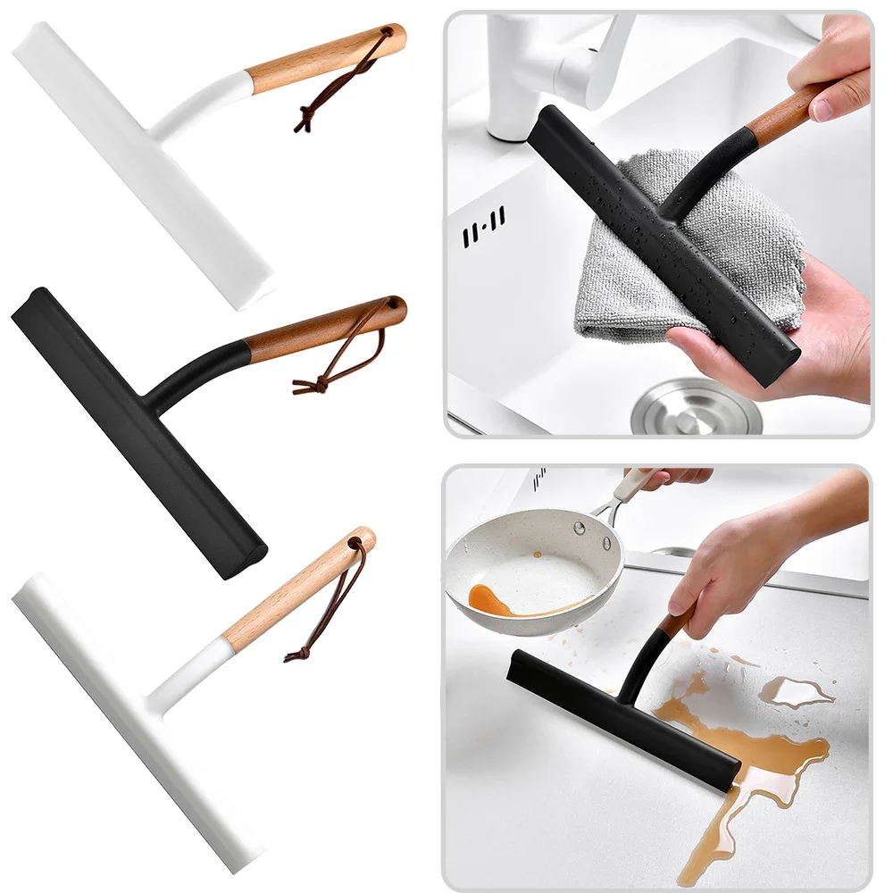 1Pcs Nicht-Scratch Weiche Silikon Rakel Küche Waschbecken Arbeitsplatte Rakel Fenster Spiegel Wasser Wischer Sauber Schaben Film Schaber 1Pcs Nicht-Scratch Weiche Silikon Rakel Küche Waschbecken Arbeitsplatte Rakel Fenster Spiegel Wasser Wischer Sauber Schaben Film Schaber