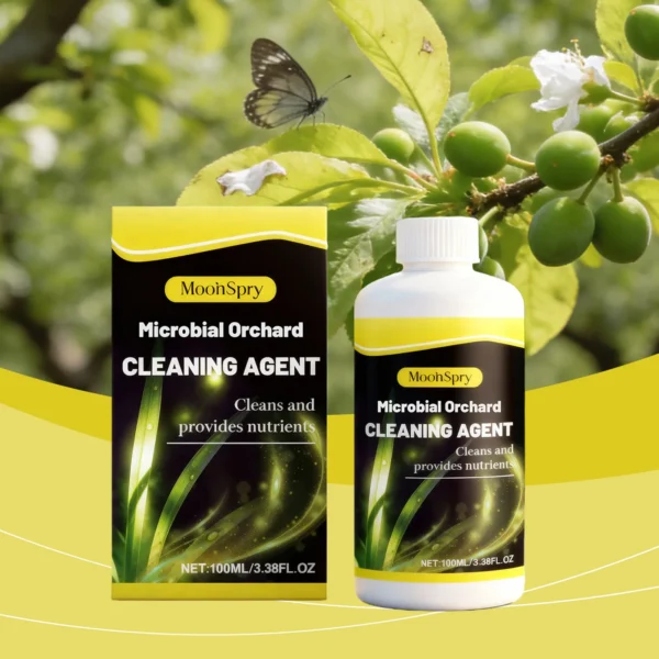 100 ml Mikrobielles Obstgarten-Reinigungsmittel, Obstreiniger für die Gartenpflege, Haushaltsreinigungsflüssigkeit, Mehrzweck-Gartenpflege