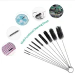 10 teile/satz Kaffeemaschine Pinsel Flasche Rohr Stroh Reiniger Waschen Gläser Tastaturen Schmuck Reinigung Pinsel Saubere Werkzeuge 2