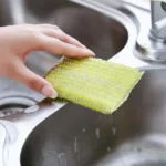8 Stück/Set Edelstahl-Drahtschwamm Scheuertuch Küchenreinigung Reinigungsbürste für Schüssel/Geschirr/Topf Haushaltsreinigungswerkzeug 2
