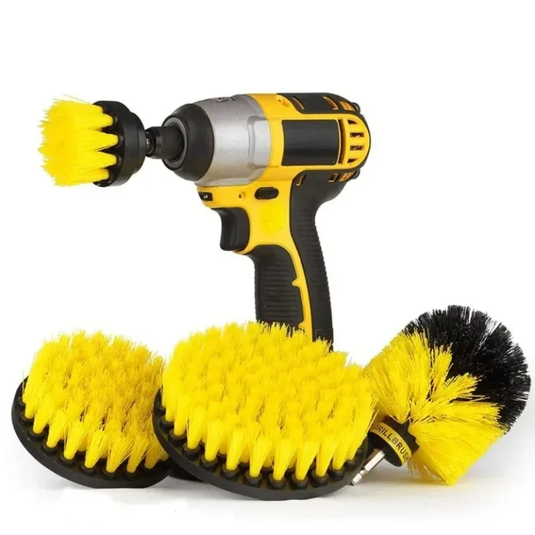 Elektrische Schrubberbürste, Bohrbürsten-Set, Schrubberbürste für Bohrmaschinen, für Teppich, Glas, Autoreifen, Nylonbürsten 2/3,5/4/5 Zoll 2