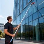 Reinigungsbürste für Fensterreinigungssystem und Stangenreinigungsset für Solarpanel, Solarpanel und Fensterreinigungsset für den Außenbereich, 7/8/10 Meter 4