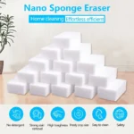 100/50 Teile/los Melamin Schwamm 10X6X2cm Magischer Schwamm Radiergummi für Küche Büro Badezimmer Melamin Reiniger Reinigungsschwamm 2
