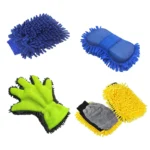 Chenille Autowaschhandschuhe, Mikrofaser, abwischbar, Autoschwamm, kratzfrei, Autowaschreinigung, Korallensamt, doppelseitiges Auto-Reinigungswerkzeug