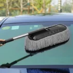 Auto Waschen Mopp Teleskop Griff Staub Entferner Wachs Pinsel Mikrofaser Auto Duster Reinigung Pinsel Weiche Duster Pinsel für auto Sauber 4