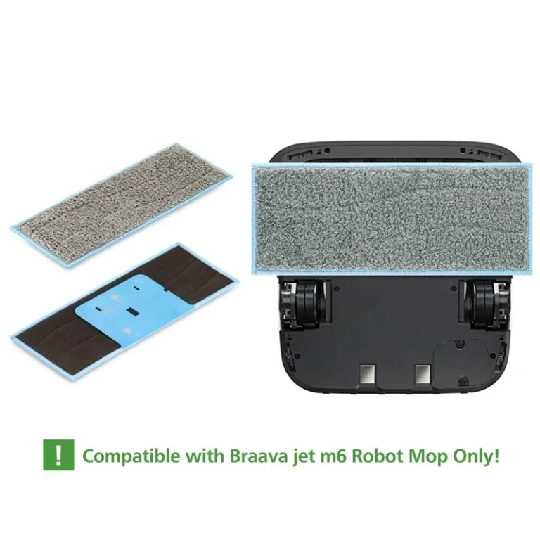 Für iRobot Braava Jet M6 Roboter Staubsauger Mopp Tücher Lumpen Pads Ersatz Zubehör Waschbar Nass Wischen Pads Teile 2