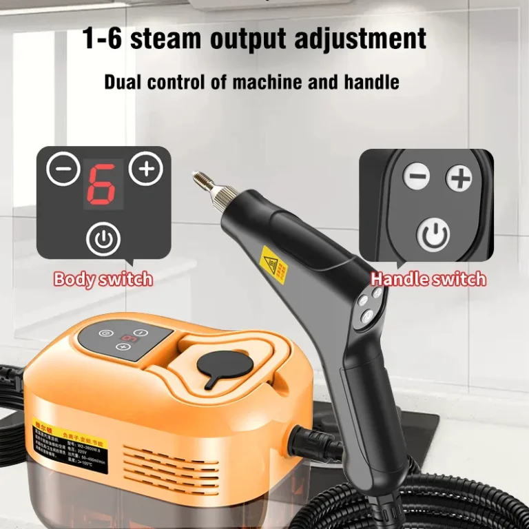 EU-Dampfklimaanlage, tragbare Hochtemperatur-Sterilisation, W-Druckstrahl-Wettermaschine für Zuhause, Auto, Küche, Klimaanlage 2