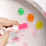 Blumenförmiges Toilettenreinigungsgel Toiletten-Deodorant-Gel Lufterfrischer Aromatisches Blumen-Reinigungsmittel Badezimmer-Duftreiniger 4