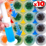 1-10Pcs Blume Gel Stempel Wc Reiniger Lufterfrischer Bad Wc Reinigung Gel Nadel Design Duft Deodorant Liefert