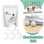 6-18 Stück Schuh-Deodorant-Bälle zur Geruchsbeseitigung, Multifunktionale Raumduft-Kugeln für Schuhe, Schuhschrank und Toilette 2